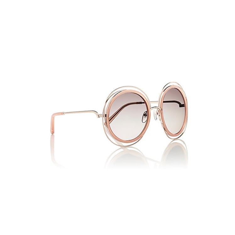 Chloe Carlina Sunglasses in rose gold