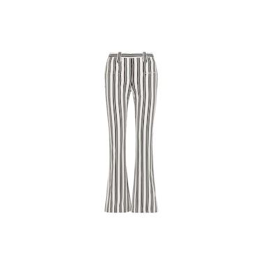 Black and white Altuzarra Serge flared pants