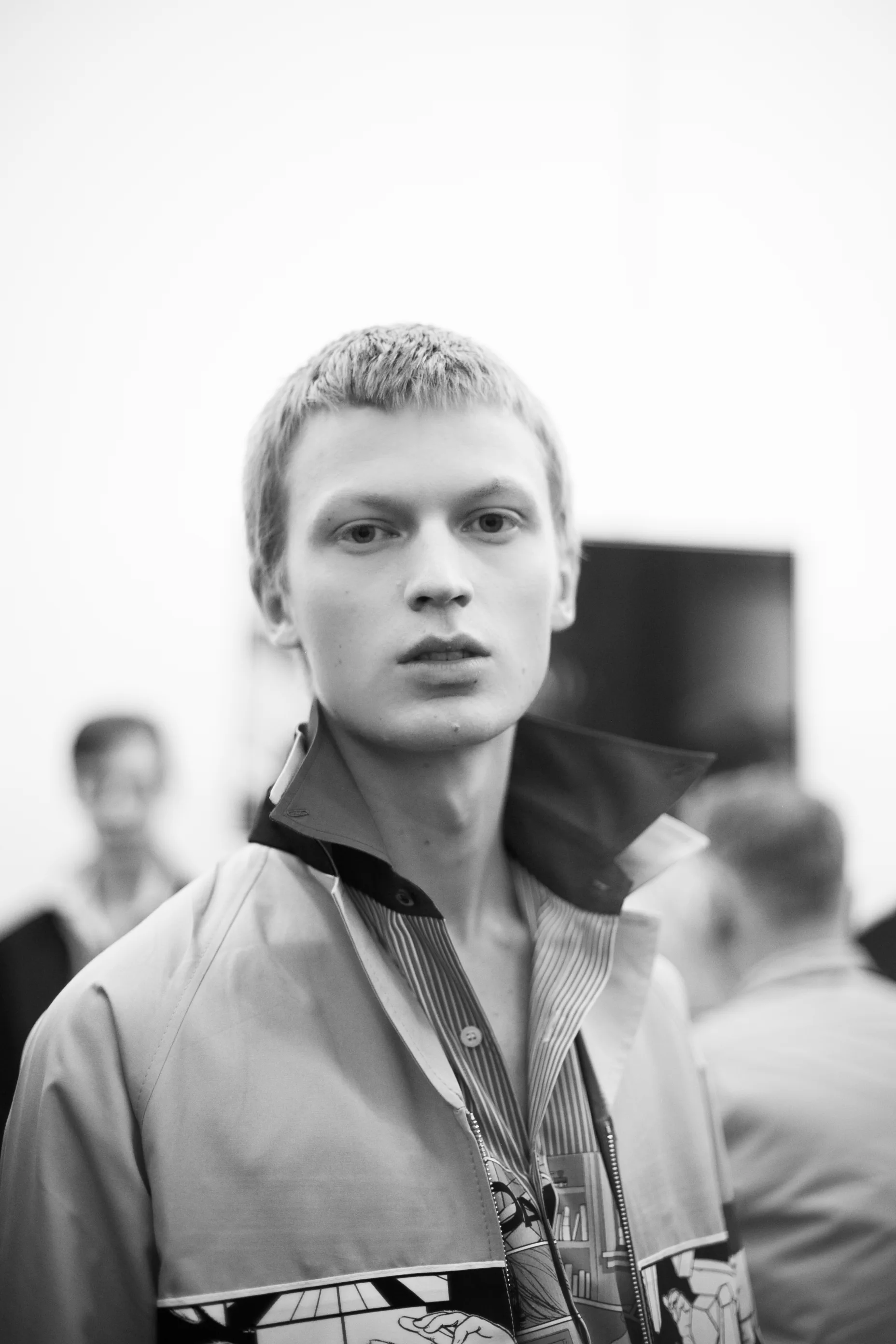 Prada's Clark Kents and Peter Parkers Descend on Milan for Spring 2018