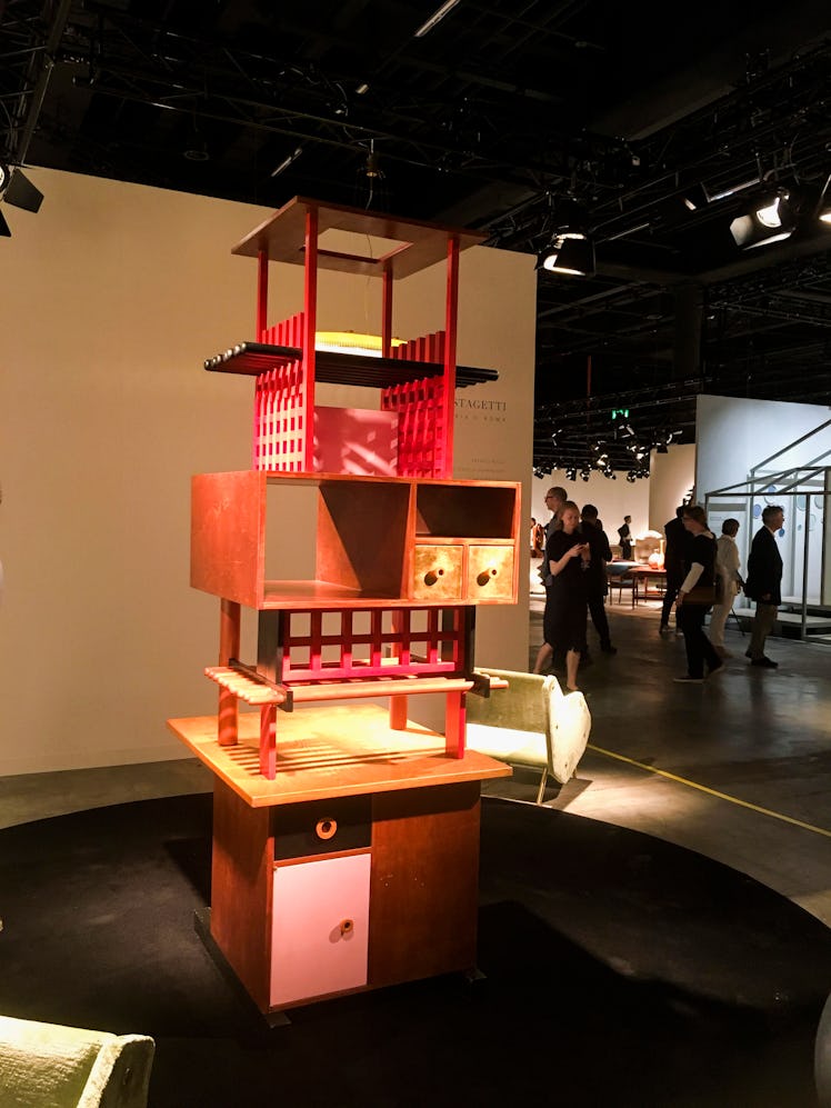 Ettore Sottsass tower cabinet at Giustini/Stagetti Galleria O