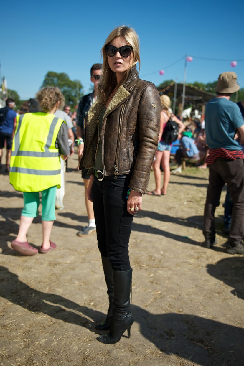 Kate Moss At Glastonbury Festival 2013