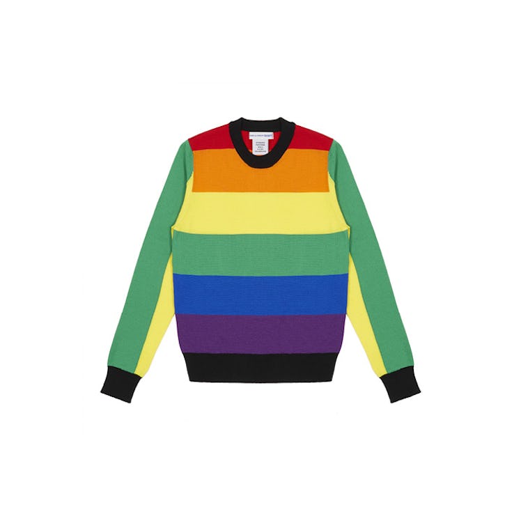 Vetements x Comme de Garçons SHIRT Colored Stripes Gay Sweater