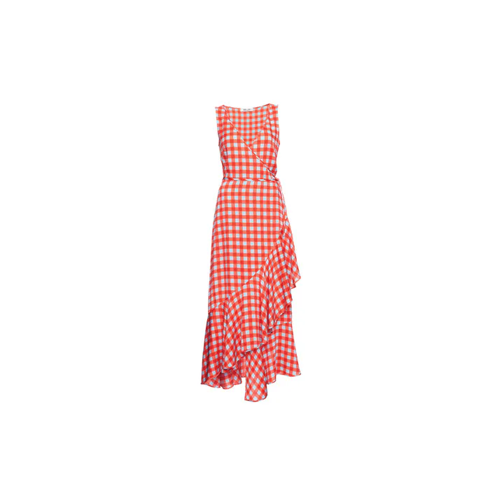 strapless open back dress Periwinkle Floral Print Cotton Maxi Dress - Shirt Dresses main image 1
