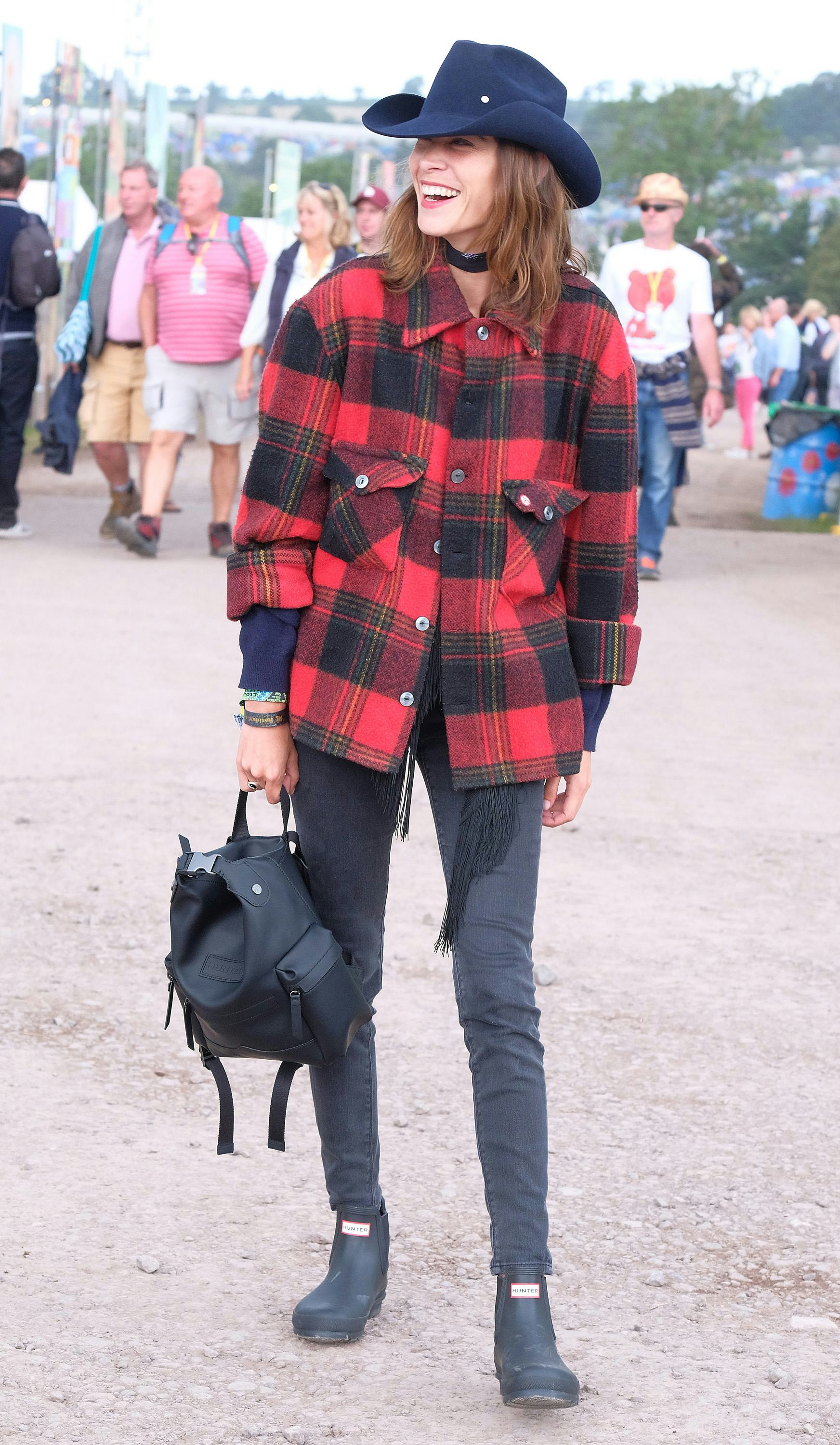 Celebrity sightings at Glastonbury 2017