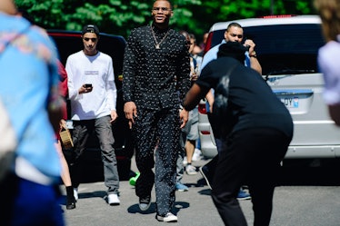 SPOTTED: Russell Westbrook in Louis Vuitton Shirt and Shorts