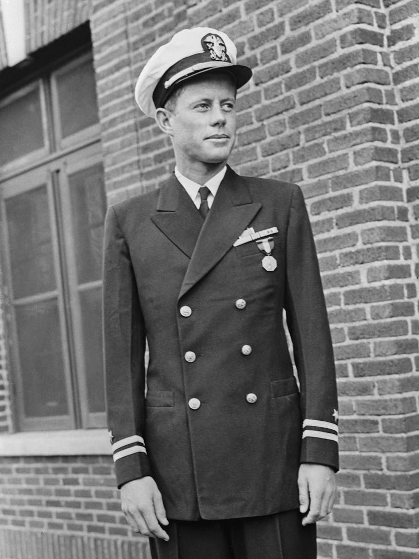John F. Kennedy in Navy Uniform