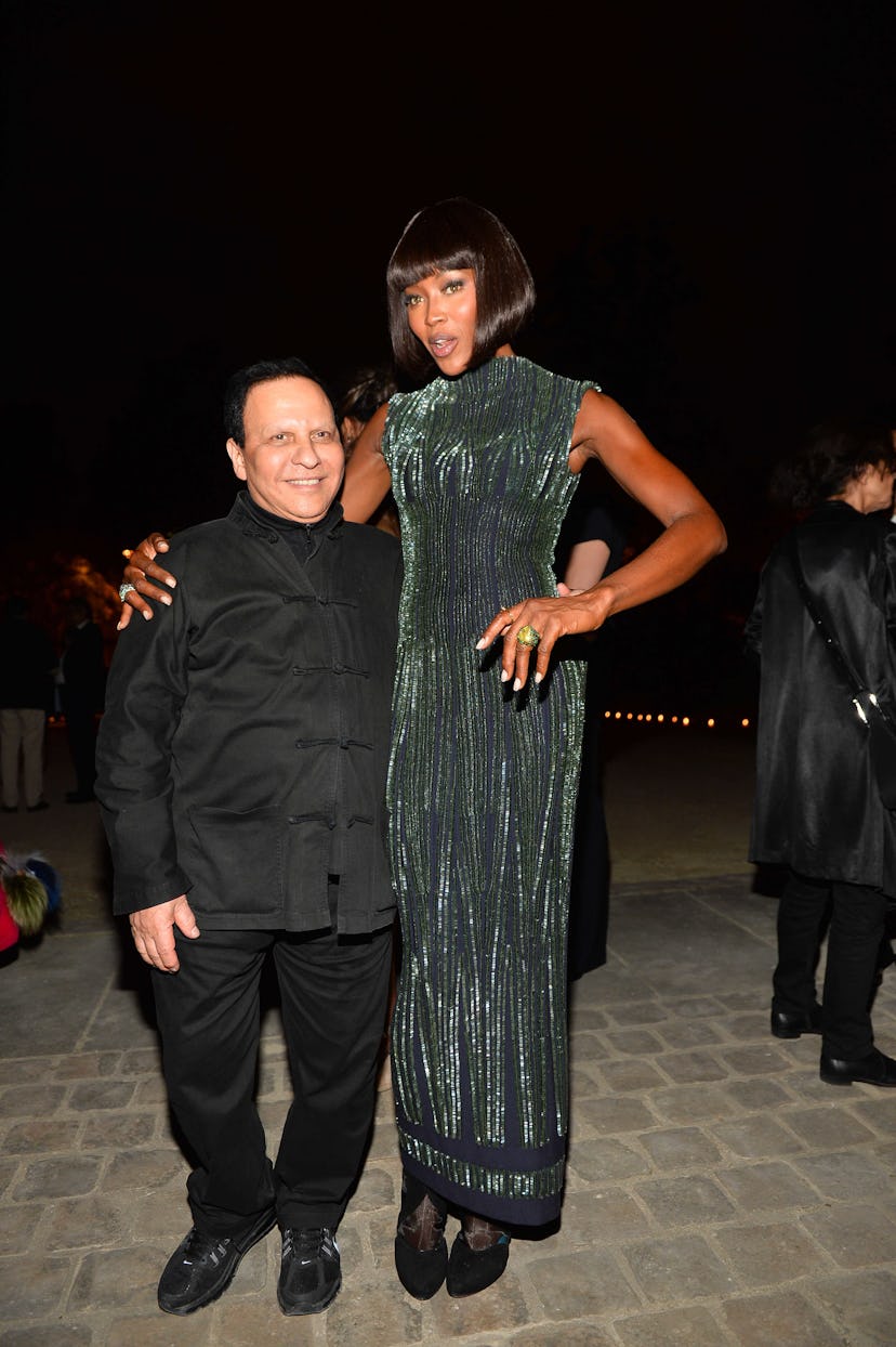 Azzedine Alaia and Naomi Campbell