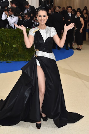 Celine Dion attended the “Rei Kawakubo/Comme des Garcons: Art Of The In-Between” Costume Institute G...