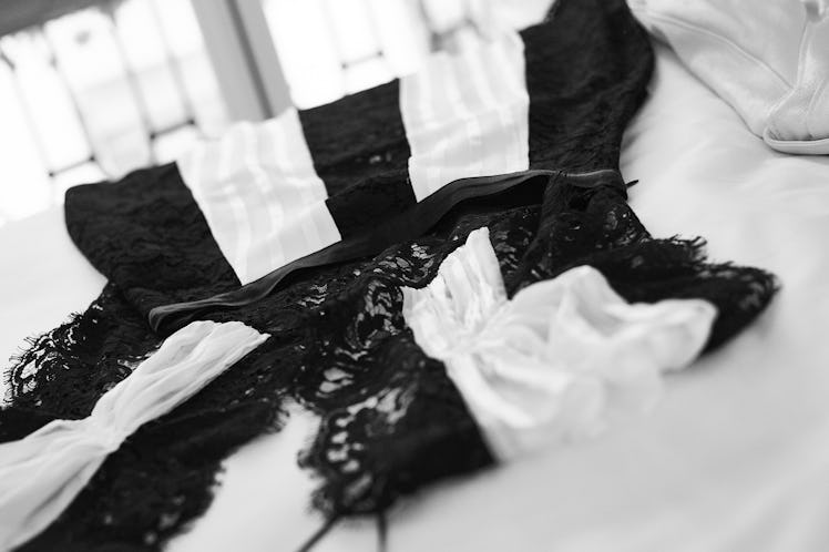 Tracee Ellis Ross' black-and-white Rodarte dress