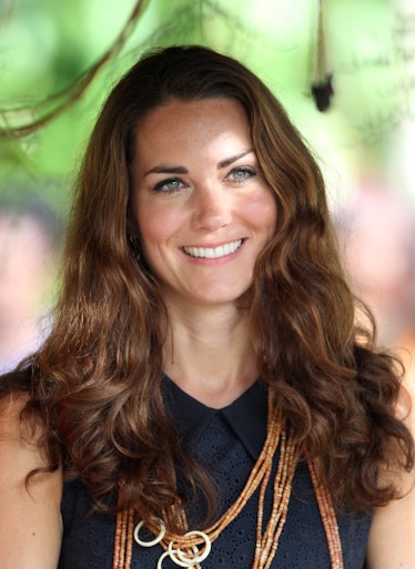 Catherine, Duchess of Cambridge visits Tuvanipupu Island on their Diamond Jubilee tour of the Far Ea...