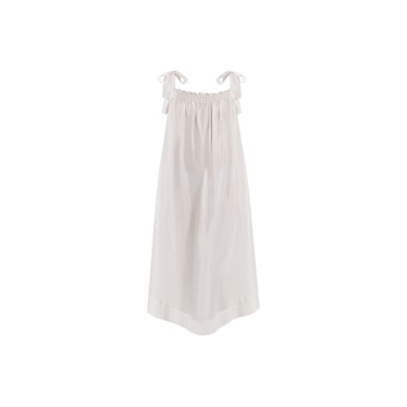 A white Loup Charmant Elba Silk Dress