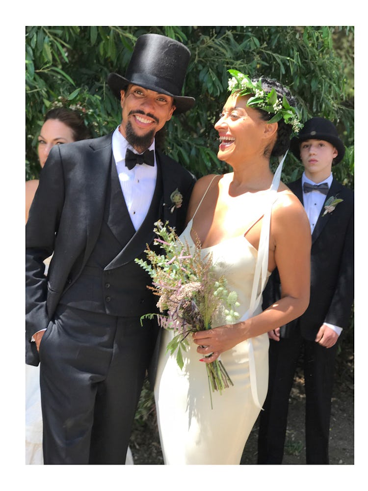 Tracee Ellis Ross at the wedding of her 29-year-old brother Ross Naess