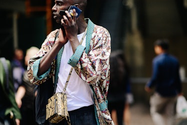 At New York Fashion Week: Men's, Crossbody Bags Are the Common