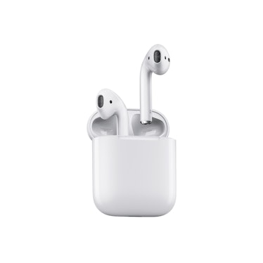 Apple sleek Wireless Bluetooth Airpods with portable charging case, great range, and long lasting ba...
