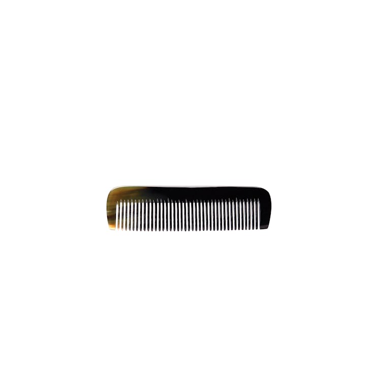 Redecker elegant handmade natural horn small toothed comb 