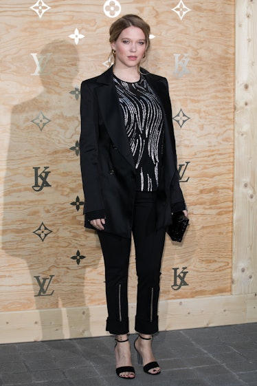 Lea Seydoux attends the Louis Vuitton Womenswear Fall Winter News Photo  - Getty Images