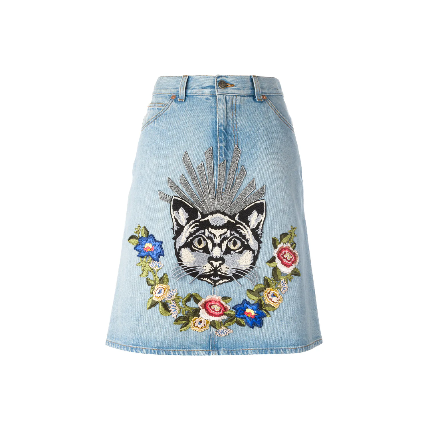 Twenty Perfect Denim Skirts To Shop Right Now