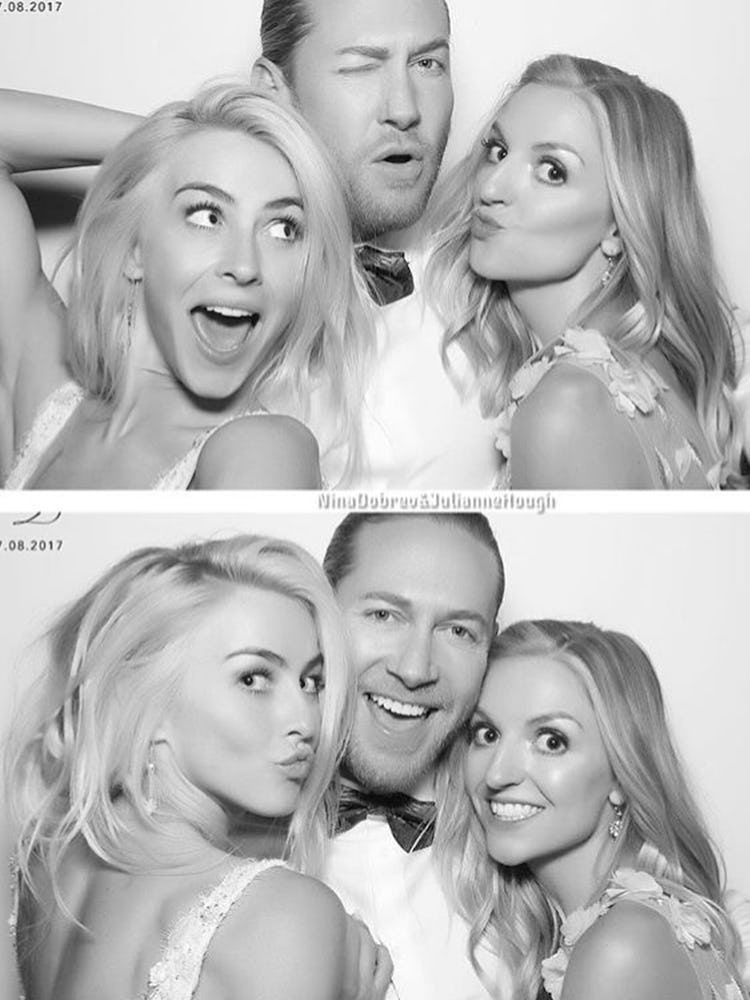 Maude Hirst with newlyweds Julianne Hough and Brooks Laich in Coeur D’Alene.