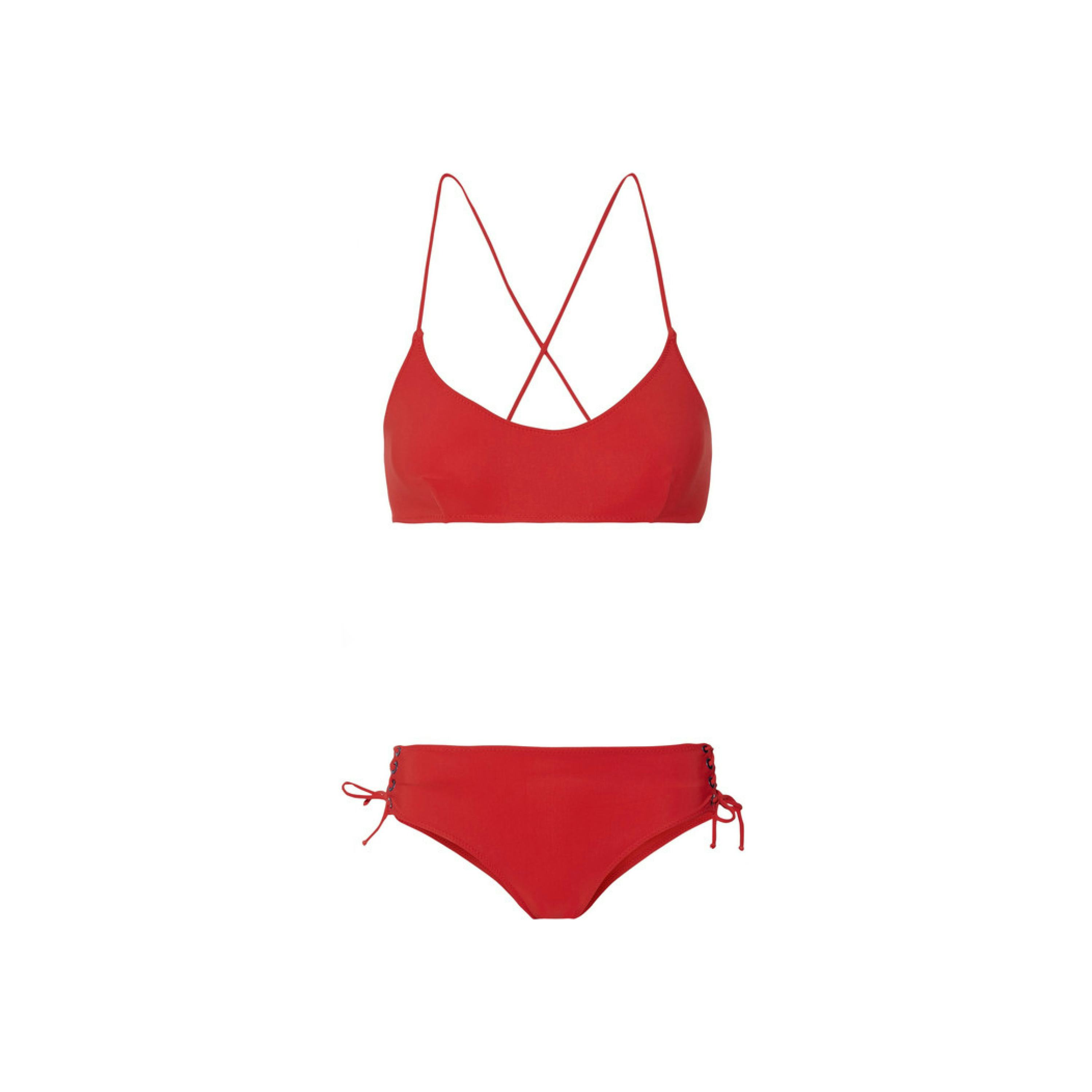 20 Red Bikinis to Wear this Summer and Channel Phoebe Cates in In Fast Times  at Ridgemont High