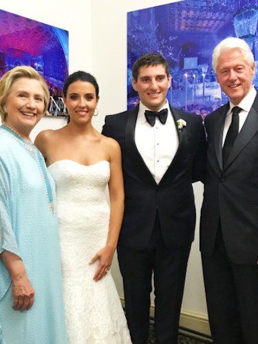 Clintons at Sophie Lasry’s wedding to Alex Swieca