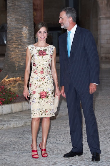 Spanish Royals Host A Dinner For Authorities In Palma de Mallorca