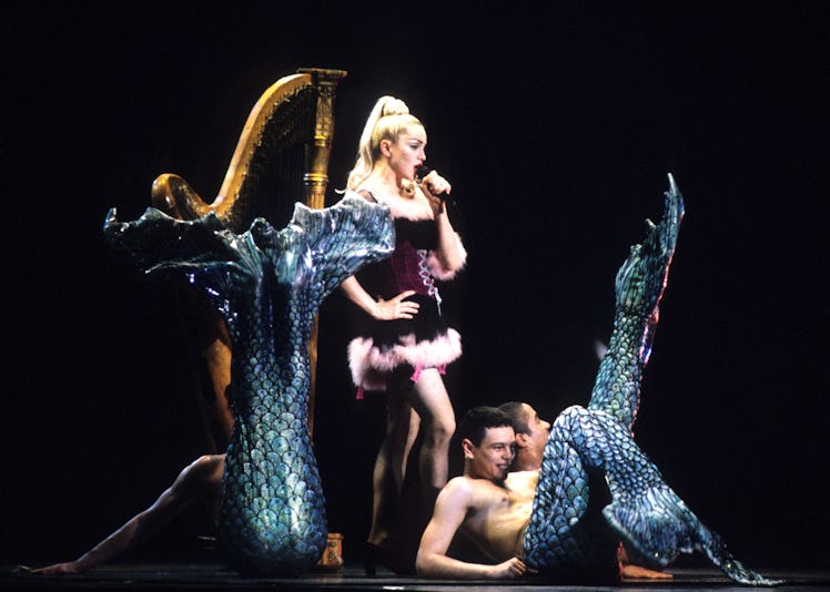 Madonna with mermen. 