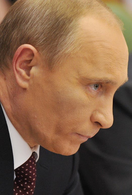Russian Prime Minister Vladimir Putin li