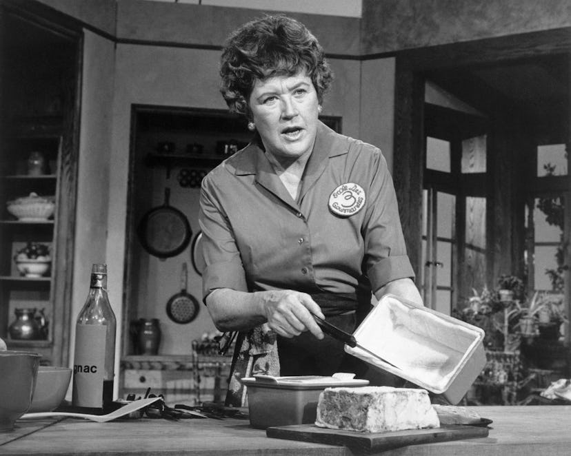 Julia Child Cooking on Television