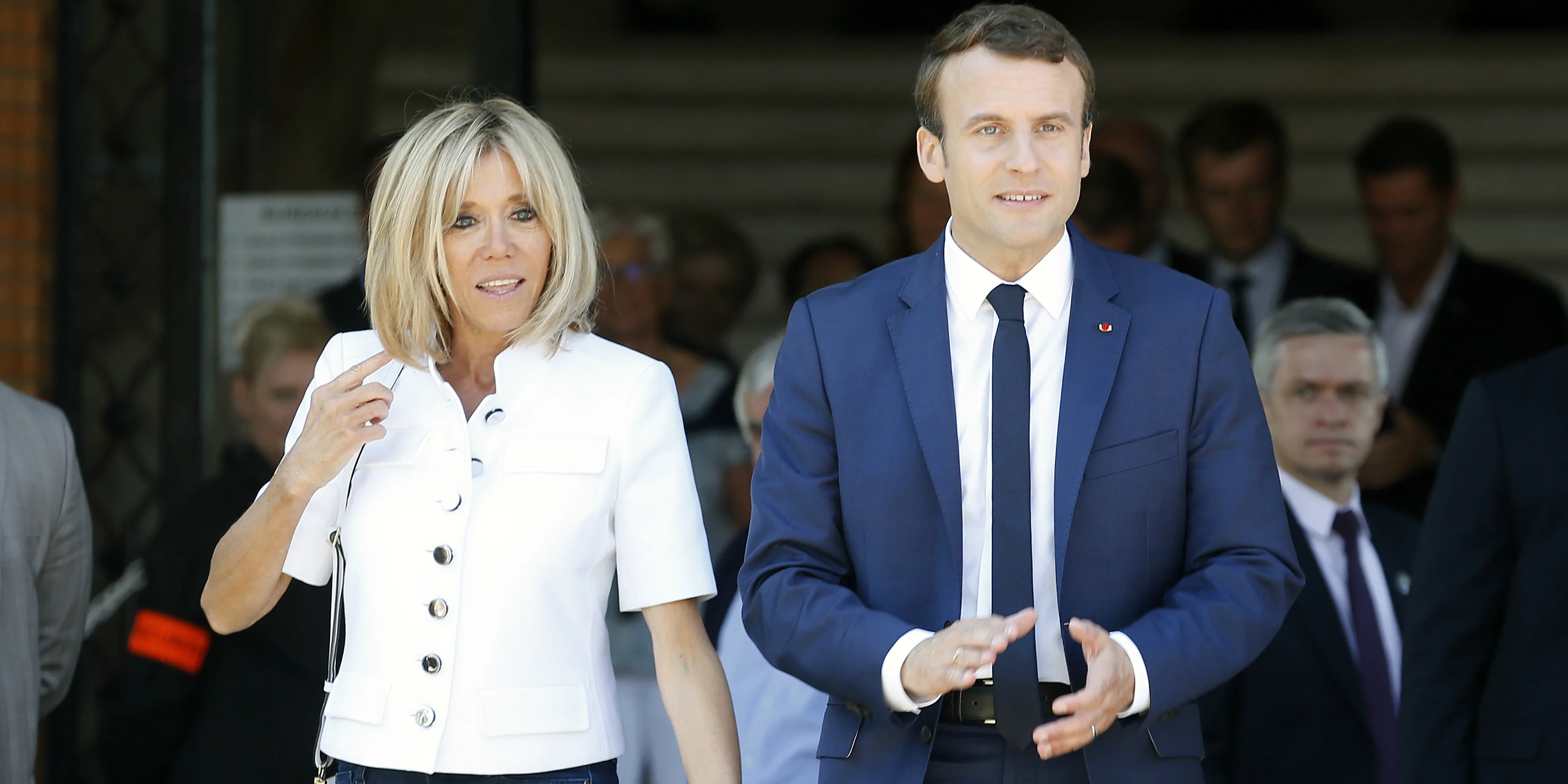 Brigitte Macron Addresses Age Gap Between Her and French President ...