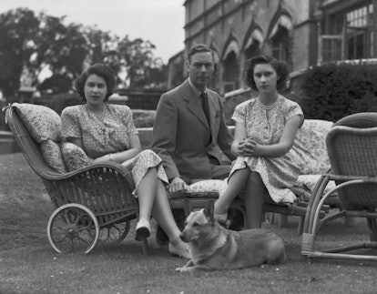 King George VI And Daughters At Windsor