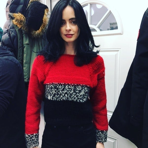 Krysten Ritter, The Defenders and Jessica Jones Star, Knits a Lot