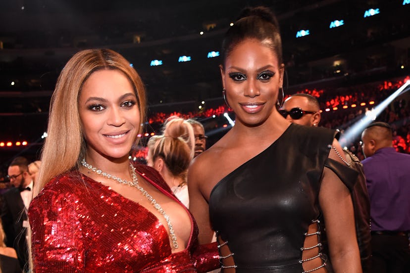 Beyonce and Laverne Cox