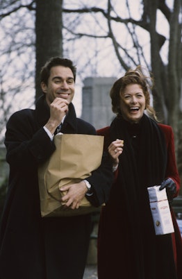 A scene with Eric McCormack and Debra Messing from 'Will and Grace'