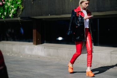 Stockholm Fashion Week Street Style Stars Are Still Dressing in Bright ...
