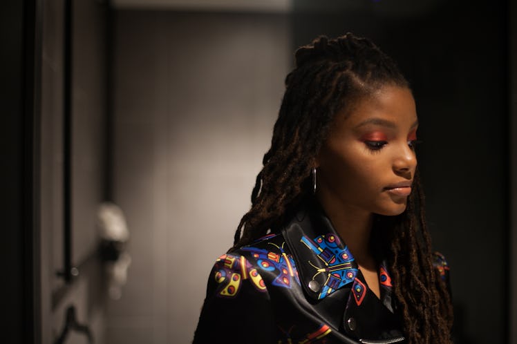 Halle Bailey ready for her first Jeremy Scott fashion show