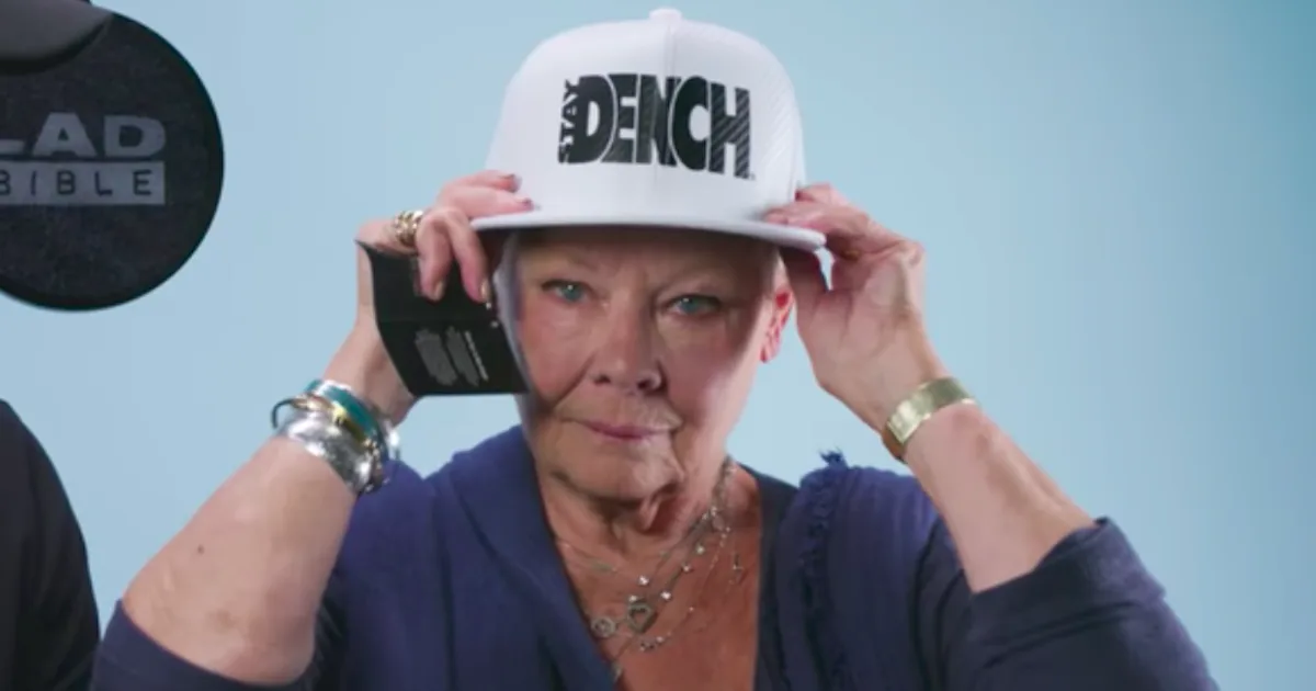 Dench Rapper Watch Judi Dench Learn to Rap With Grime MC Lethal Bizzle
