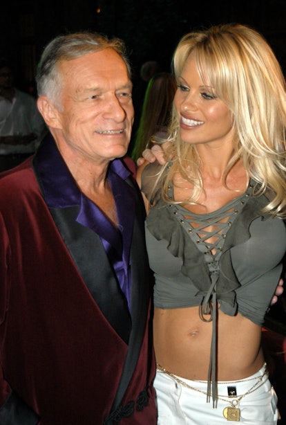 Pamela Anderson and Hugh Hefner