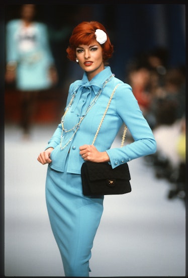 vintage chanel runway dress