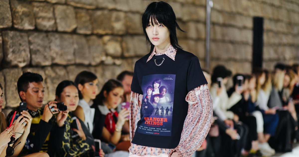 Louis Vuitton Showed Stranger Things Merch on the Runway for