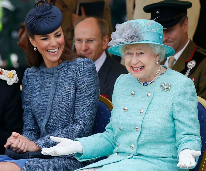 Queen Elizabeth II and The Duke And Duchess Of Cambridge Visit The East Midlands