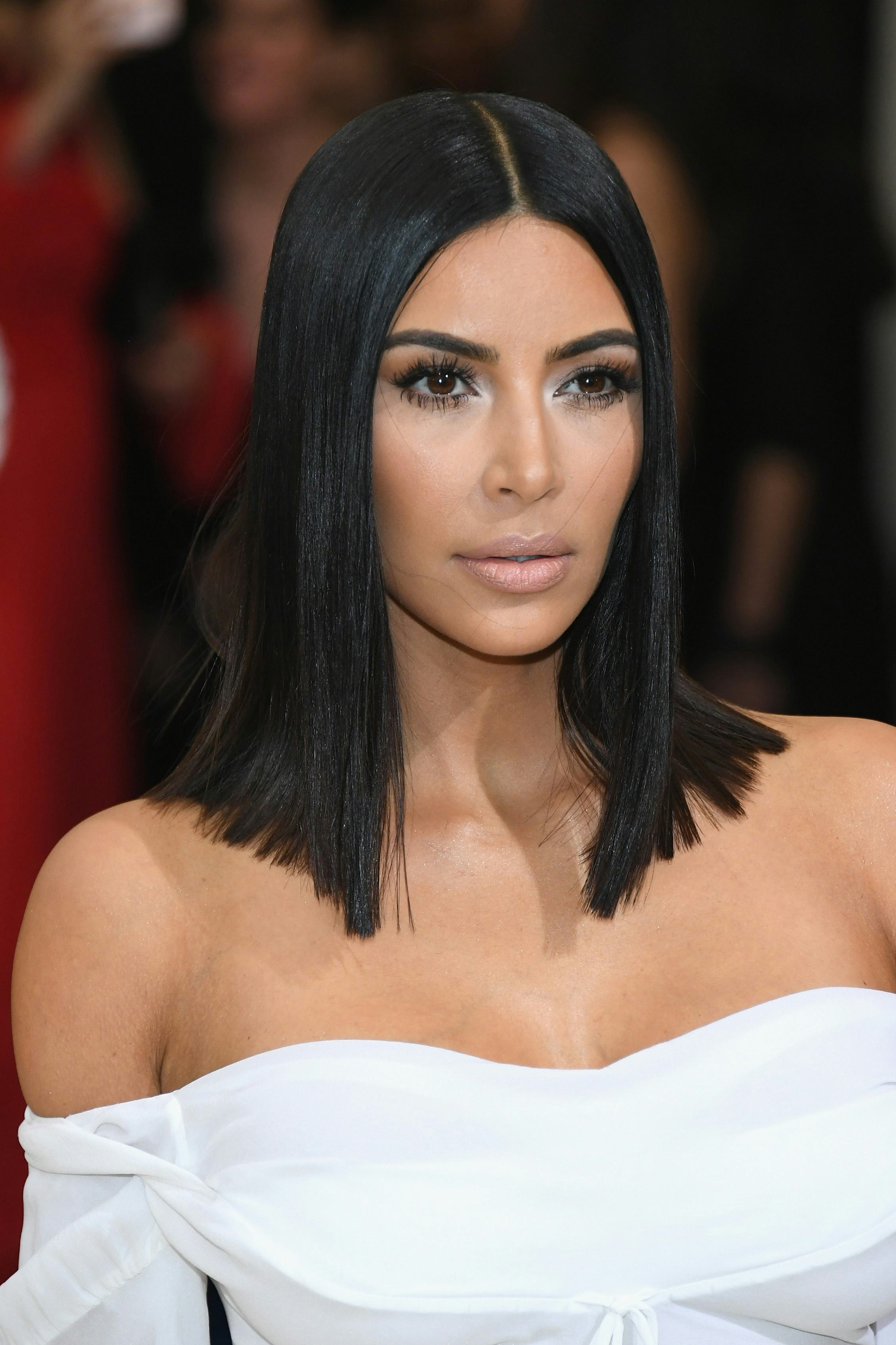 Kim k outlet black hair 2017