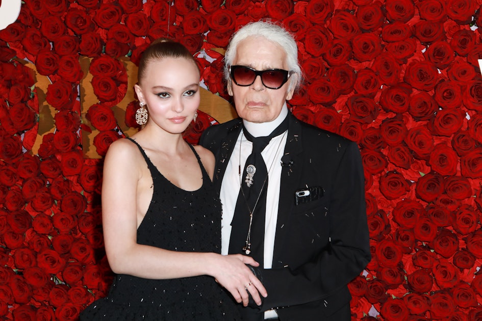 Lily-Rose Depp Stuns in a Chanel Little Black Dress to Honor Karl