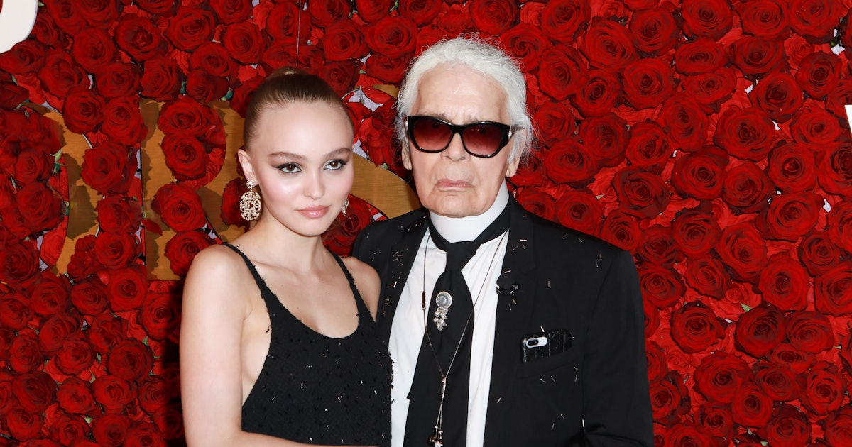Lily-Rose Depp Stuns in a Chanel Little Black Dress to Honor Karl Lagerfeld