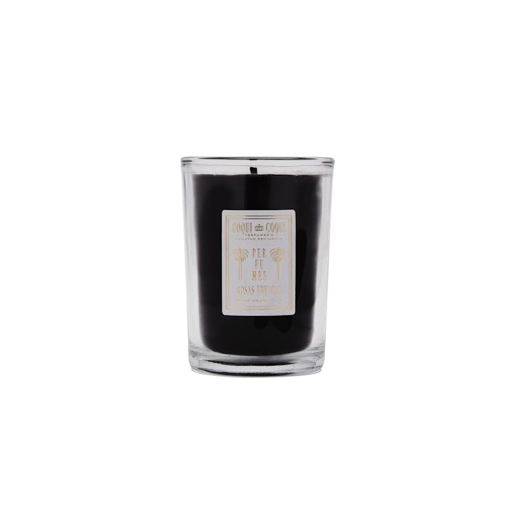 Coqui Coqui hand poured black vegetable wax candle 