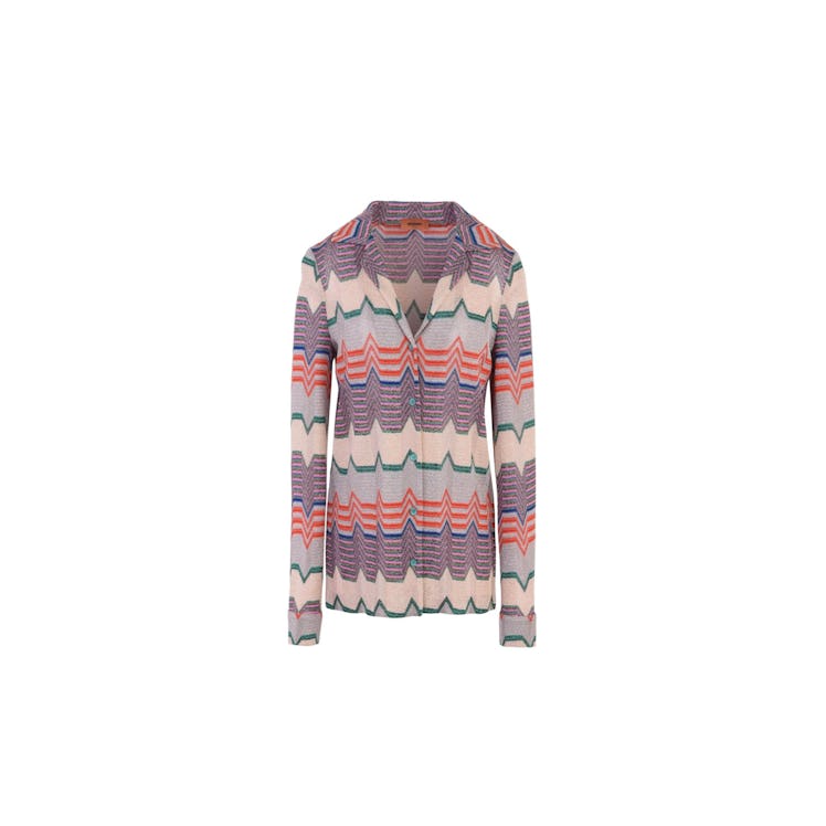 Missoni lightweight lame knitted sweater