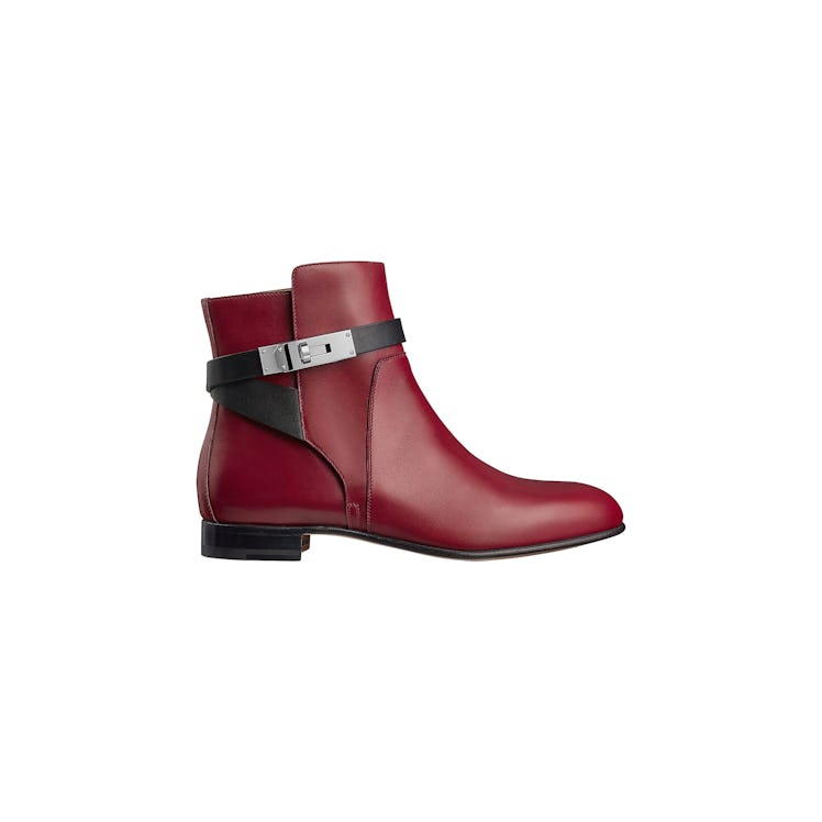Hermès low Chelsea boot in calfskin leather