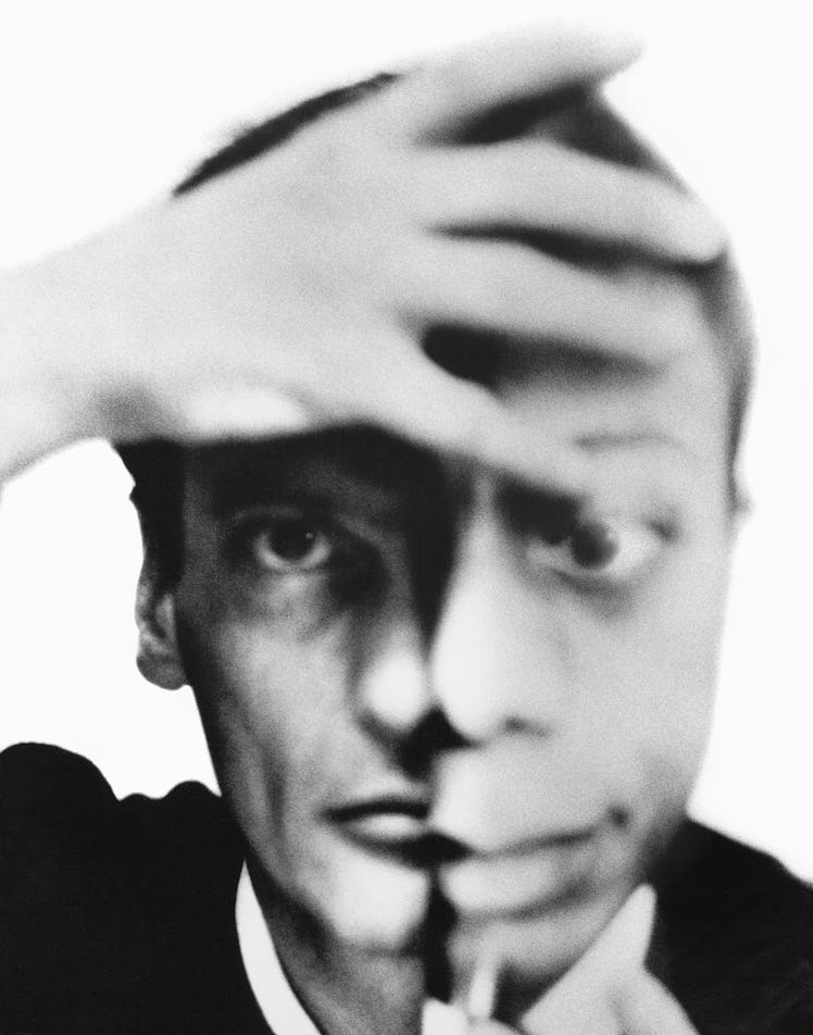 Photomat self-portrait with James Baldwin, New York City, September 17, 1964