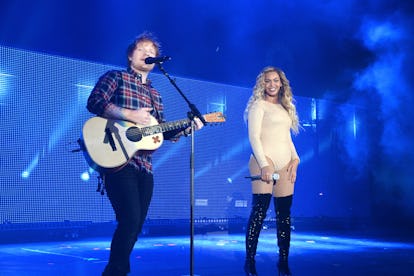 Ed Sheeran and Beyoncé