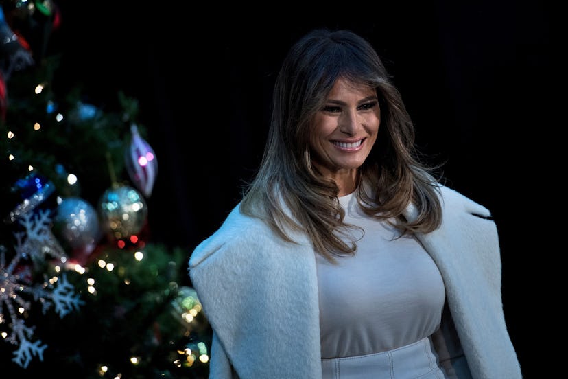 Melania Trump Saying She Wants to Spend Christmas on a Deserted Island Lights Up Twitter