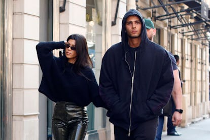 Younes Bendjima and Kourtney Kardashian in Paris